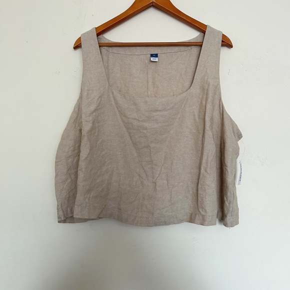 Old Navy Tops - Linen - blend crop top